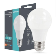 Лампа светодиодная 10 Вт 4000K цоколь – E27  AC 230 В колба – A60 Ledcoin LB-706