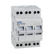 Ручний перемикач вводу резерву АСКО-УКРЕМ RPV 3P 63A, І-0-ІІ, перекидний