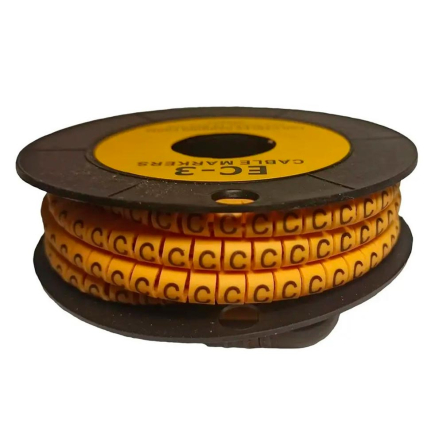 Маркировка кабельная Techno Systems МК1 1,5-2,5мм2 символ "C" 1000шт/ролл, TNSy5502431 - 1