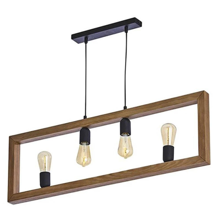 Люстра TK-lighting METRO 4276, 4хЕ27х60 Вт, D 89 см, H 50-100 см - 1
