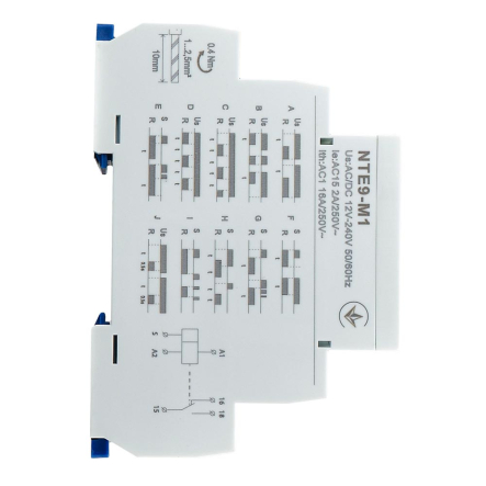 Реле времени асимметричного цикла АСКО-УКРЕМ NTE9-M1 AC/DC 12-240V, A0010240005