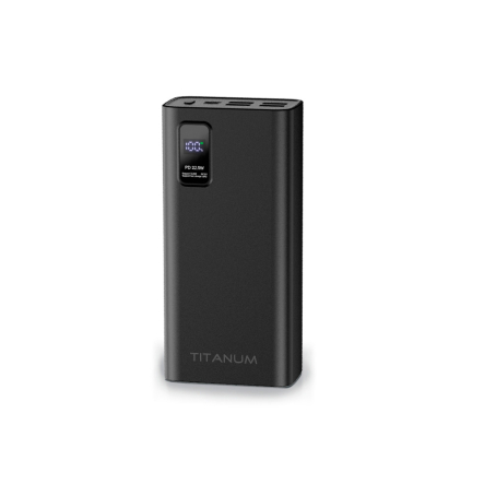 Повербанк 30000mAh TITANUM 728S 22.5W Black