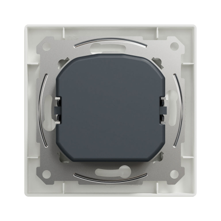 Диммер LED поворотный, тип RC, 3-370 Вт, Schneider Electric ASFORA, белый, EPH6800121