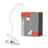 Настольная лампа аккумуляторная TITANUM TLTF-013W, 7 Вт, 3000-6000K, белая, 28344