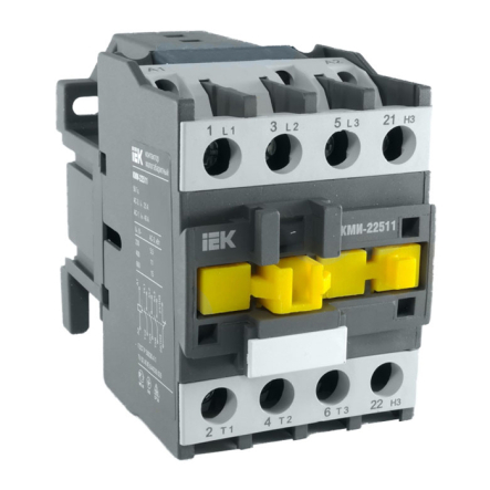 Контактор IEK КМІ-22511, 25А, 110В, 1NC, KKM21-025-110-01 - 1