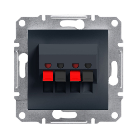 Аудиорозетка Schneider Electric ASFORA, антрацит, EPH5700171 - 1