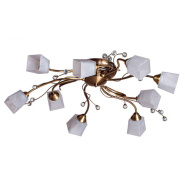 Люстра ARTTOK MD 7580/9P AB+WT
