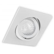 Врезка Azzardo Editta 1xGU10x50W, 10х10 см, белый, AZ0807