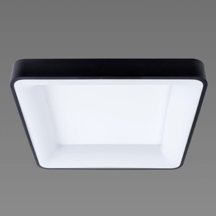 Люстра LED Sirius GLD-23413 BK, 80W, ⌀500, квадрат, чёрная - 1