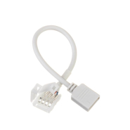 Соединитель для LED ленты RGB AVT 1012310, 10 мм, 4 контакта, зажим - штекер &quot;папа&quot;