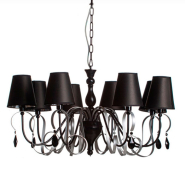 Люстра ARTTOK AMD 1655/8A BK+SL