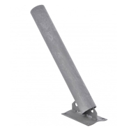 Кронштейн для світильника вуличне освітлення д.50мм, довжина 45гр, довжина 350мм, Україна