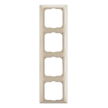 Рамка четверная ABB Basic 55, 2514-92-507, слоновая кость - 1