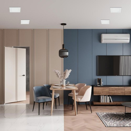 Светильник LED встраиваемый FERON AL511-1, 9W, 4000K, 360Lm, 130х130мм, 7557