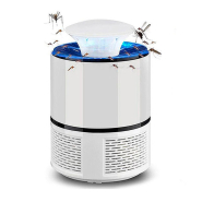 Светильник от комаров Lemanso LM3401, 5W, 110-240V, USB+адаптер, PP, белый