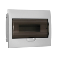 Корпус пластиковый IEK UEK ЩРВ-П-12 мод. 1 ряд, встраиваемый 222х280х92 мм, IP41, MKP12-V-12-40-10-U