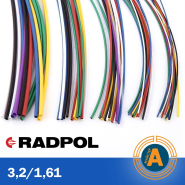 Трубка термоусадочная RADPOL, RCH1 3,2/1,6Х1-N синяя