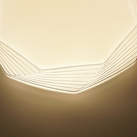 Светильник VIOLUX Smart CASKAD, 40W, 3000-4500-6000К, 2800Lm, 400 мм, круг, белый, 210163