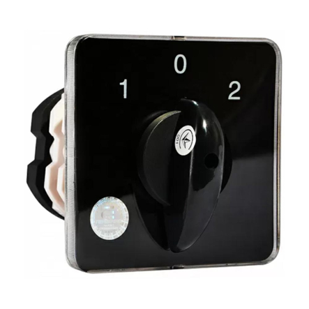 Перемикач пакетний АСКО-УКРЕМ ПКП Е-9 100А/2,832 (0-1-2) 2 полюси, A0110010030 - 1