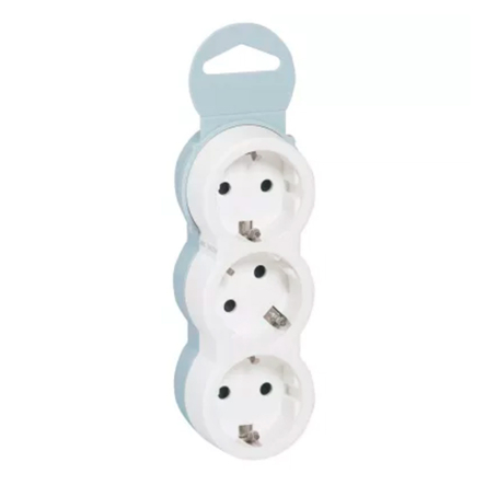 Розетка переносная Legrand 3x2P+E, белая, 050656 - 1