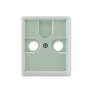 Центральная пластина для телевизионной розеткиТВ+Р+SATABB Element 5011E-A00300-22, агава/бело-ледяной