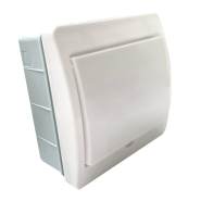 Щиток вбудований (КВ-6) металева DIN рейка для модулів, з кришкою