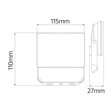Прожектор LED Horoz Electric, PEGASUS-20, 20W, 6400K, 2200Lm, 170-265V, IP65, 068-024-0020-010