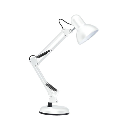 Настольная лампа LEBRON L-TL-Tel E27, 40 Вт, платформа, белая - 1