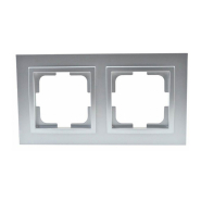 Рамка 2-а, Mono Electric, DESPINA, срібло, 102-210000-161