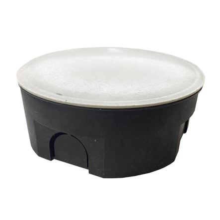 Коробка розподільна під бетон d 120 мм, з кришкою - 1