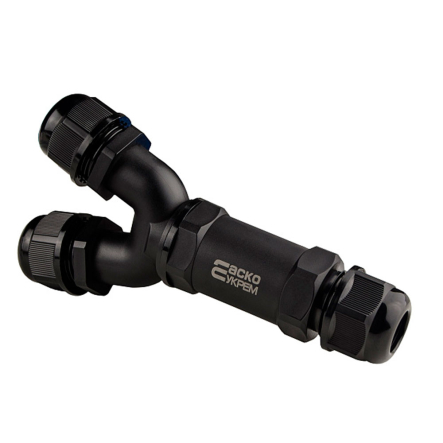 З'єднувач кабельний АСКО-УКРЕМ 323-Y IP68 серии CNP 0,5- 4мм.кв. (монолітний), A0280010026 - 1