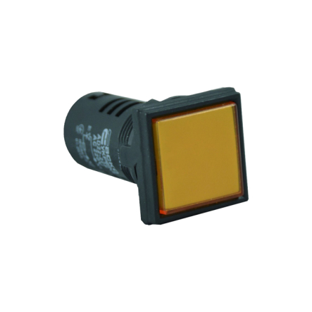 Сигнальная арматура АСКО-УКРЕМ AD22-22F, АС 220 В, желтая, A0140030155 - 1