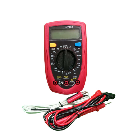 Мультиметр цифровой DT UT33C, щупы, термопара_01
