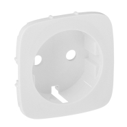 Лицевая панель розетки Valena ALLURE 2К+З, 755205, белая