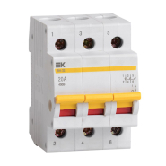 Выключатель нагрузки IEK ВН-32 3р 20А, MNV10-3-020