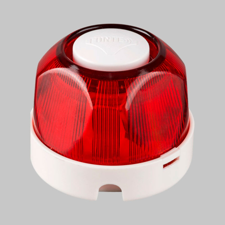 Оповещатель пожарный звуковой типа "ДУЕТ", с функцией визуального светового индикатора - 1