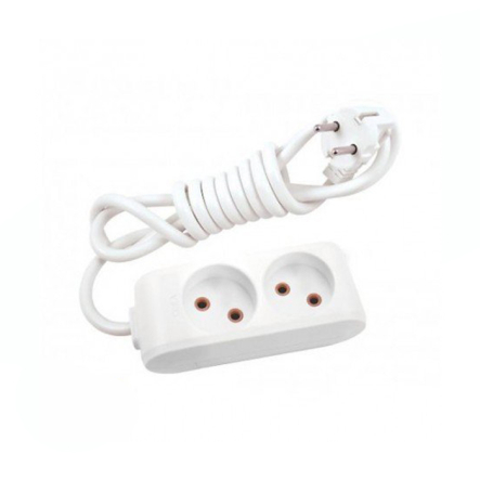 Удлинитель 2гн 2м бел. MULTI-LEТ VI-KO - 1