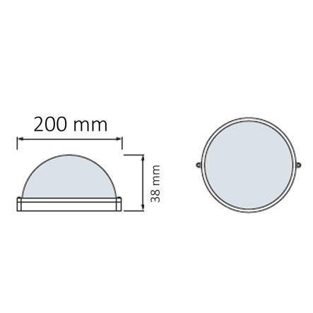 Светильник LED встраиваемый HOROZ SLIM-24, 24W, 6400К, 1632Lm, Ø297мм, 056-003-0024-040