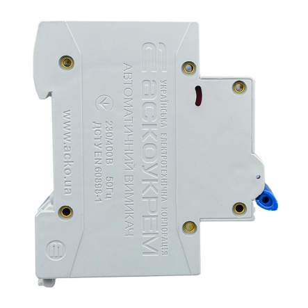 Автоматический выключатель АСКО-УКРЕМ ВА-2017 2р, 63А С, A0010170018