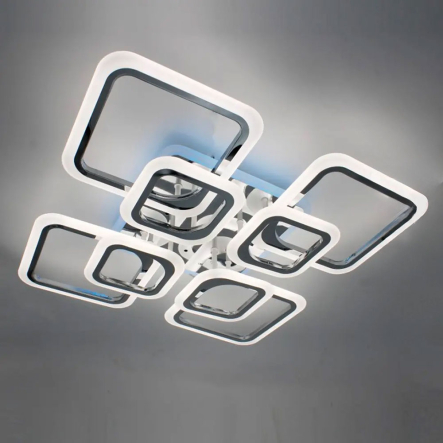 Люстра LED VATAN light 1127/4+4 хром