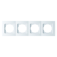 Рамка Nilson Touran четверная универсальная белая, 24110094