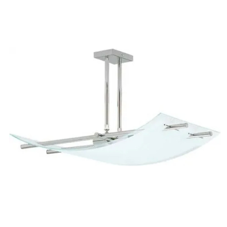 Люстра ALFA 1404 BAND CLEAR NEW, 2хE27х60W, 740х500 мм - 1