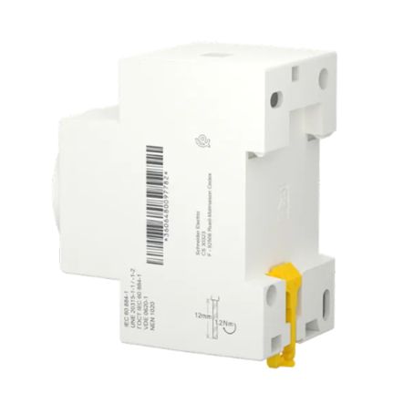 Розетка на DIN-рейку 2P+E 16A Schneider, A9A15310