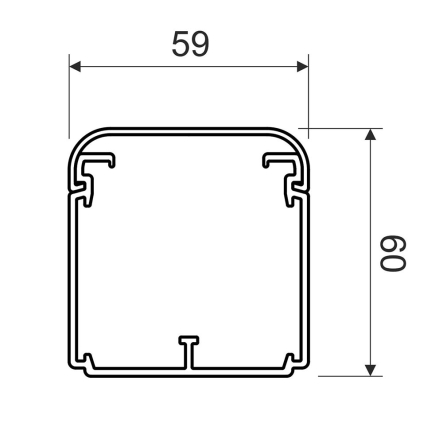 Короб KOPOS EKE 60X60_HD - 2