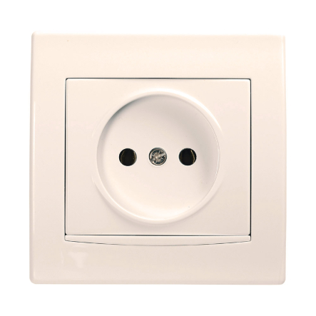 Розетка без з/к Schneider Electric Anya, кремовая, AYA2900123 - 1