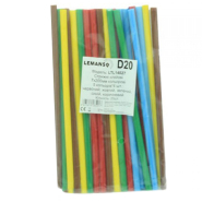 Стрижні клейові Lemanso, 200х7мм (ціна за пачку 20шт.) кольорові, LTL14027