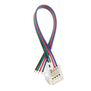 Конектор для світлодіодної стрічки RGB 12V, 10mm, дріт/затискач, 1012438