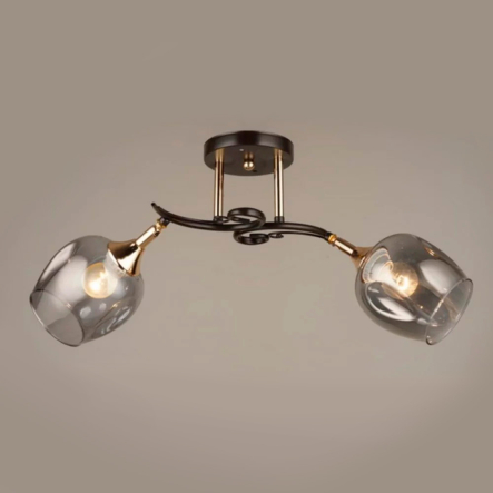 Люстра VALESO V W3009–2 Black+Gold на 2 плафона - 1