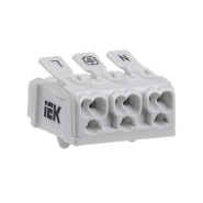 Клема пружинна сполучна КСПн3-L + N + PE IEK