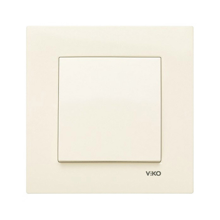 Выключатель 1 кл., VIKO KARRE, 90960101, крем - 1
